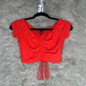 - Forever 21 Red Crop Top